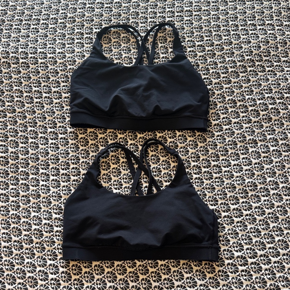 lululemon athletica Black Sports Bras